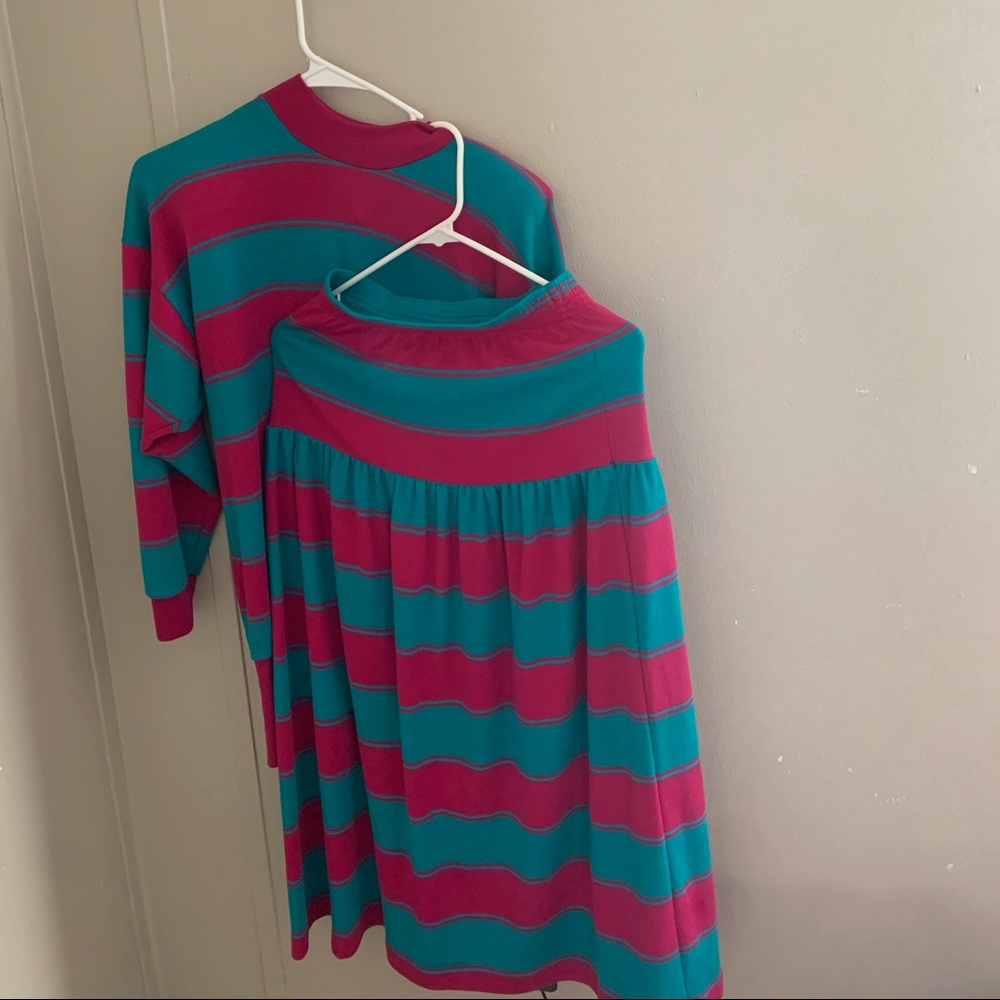 Vintage 80s/90s Peter Popovitch top and skirt set